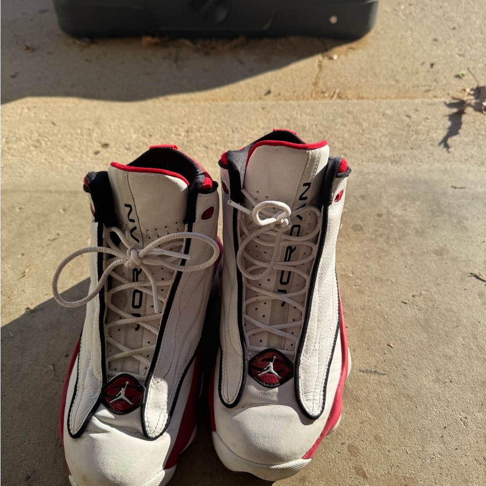 Jordan Kids Sneakers White and Red